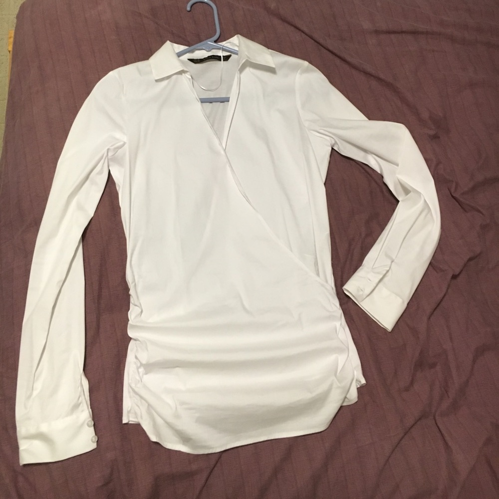NWOT Zara white shirt